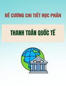 Đề cương chi tiết học phần Thanh toán quốc tế