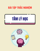 Bài tập trắc nghiệm môn Tâm lý học