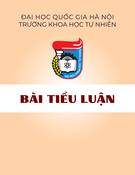 Bài tiểu luận: Cơ sở Hóa sinh
