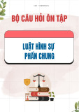 Bộ câu hỏi ôn tập Luật Hình sự (Phần chung)