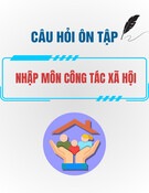 Câu hỏi ôn tập Nhập môn Công tác xã hội