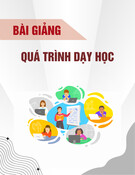 Bài giảng Quá trình dạy học