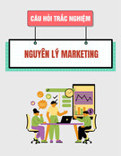 Câu hỏi trắc nghiệm Nguyên lý marketing