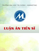 Luận án Tiến sĩ: Tác động của cấu trúc thị trường đến hiệu quả hoạt động của ngân hàng thương mại Việt Nam