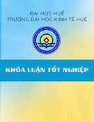 Khóa luận tốt nghiệp: Các yếu tố ảnh hưởng đến quyết định mua của khách hàng đối với sản phẩm mứt gừng của Công ty Mộc Truly Hue’s