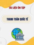 Tài liệu ôn tập môn Thanh toán quốc tế