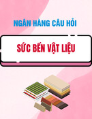 Ngân hàng câu hỏi môn Sức bền vật liệu (Dùng cho hệ đại học)