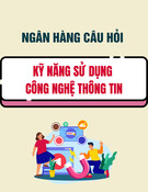 Ngân hàng câu hỏi trắc nghiệm Kỹ năng sử dụng công nghệ thông tin (Cơ bản và nâng cao)