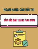 Ngân hàng câu hỏi ôn thi Đảm bảo chất lượng phần mềm