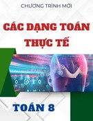 Các dạng toán thực tế - Toán 8