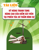 Tài liệu Kỹ năng tranh tụng nâng cao của kiểm sát viên tại phiên tòa sơ thẩm hình sự
