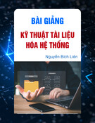 Bài giảng Kỹ thuật tài liệu hóa hệ thống - Nguyễn Bích Liên