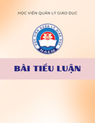 Bài tiểu luận: Nâng cao hiệu quả công tác giáo dục đạo đức học sinh tại trường THPT Phú Quốc, Thành phố Phú Quốc, Tỉnh Kiên Giang, Năm học 2021- 2022