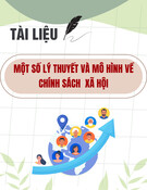 Một số lý thuyết và mô hình về chính sách  xã hội
