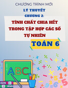 Chuyên đề lý thuyết Toán 6 - Chương 2: Tính chất chia hết trong tập hợp các số tự nhiên