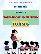 Chuyên đề lý thuyết Toán 6 - Chương 1: Tập hợp các số tự nhiên