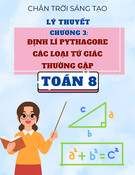 Chuyên đề lý thuyết Toán 8 - Chương 3: Định lý Pythagore - Các loại tứ giác thường gặp