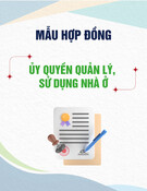 Mẫu Hợp đồng ủy quyền quản lý và sử dụng nhà ở