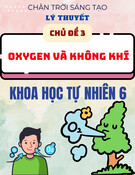 Chuyên đề lý thuyết KHTN 6 - Chủ đề 3: Oxygen và không khí