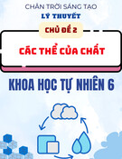Chuyên đề lý thuyết KHTN 6 - Chủ đề 2: Các thể của chất