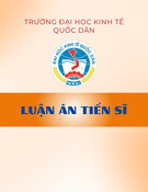 Luận án Tiến sĩ: Ảnh hưởng của chính sách thuế đến phát triển bền vững doanh nghiệp nhỏ và vừa tại Việt Nam