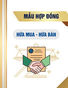 Mẫu Hợp đồng hứa mua - hứa bán