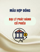 Mẫu Hợp đồng đại lý phát hành trái phiếu