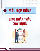 Mẫu Hợp đồng kinh tế giao nhận thầu xây dựng tổng thể công trình