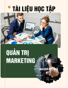 Tài liệu học tập Quản trị marketing