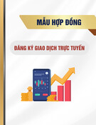 Mẫu Hợp đồng về đăng ký giao dịch trực tuyến