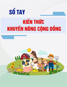 Sổ tay Kiến thức khuyến nông cộng đồng