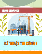 Bài giảng Kỹ thuật thi công 1: Chương 10 - Công tác bê tông