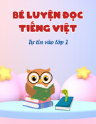 Bé luyện đọc tiếng Việt - Tự tin vào lớp 1