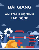 Bài giảng An toàn và vệ sinh lao động