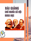 Bài giảng Chủ nghĩa xã hội khoa học (năm 2023)