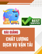 Bài giảng Chất lượng dịch vụ vận tải: Chương 3 - Một số phương pháp quản lý chất lượng sản phẩm