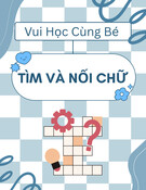 Vui học cùng bé - Tìm và nối chữ