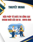 Thuyết minh Biện pháp tổ chức thi công cọc khoan nhồi - Cầu An Ba - Km19+800