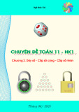 Chuyên đề lý thuyết Toán 11 - Chương 2: Dãy số - Cấp số cộng - Cấp số nhân